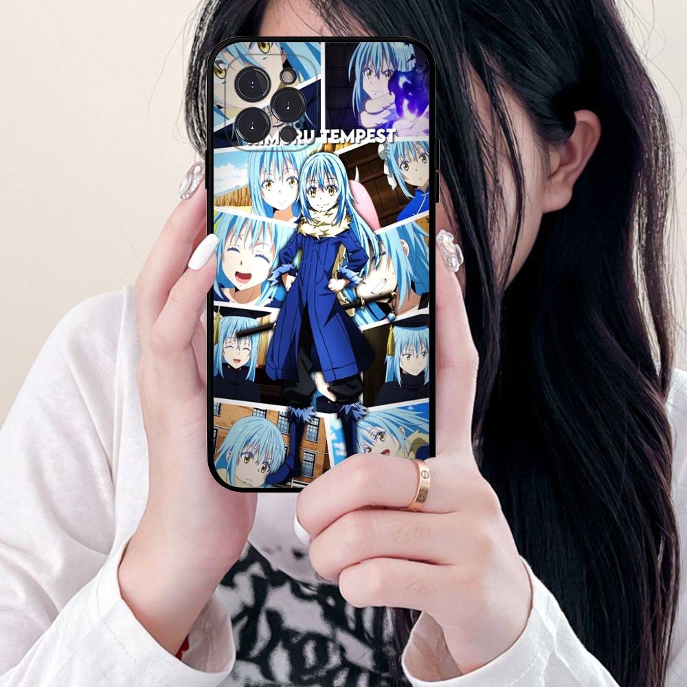 Slime Anime Rimuru Tempest Phone Case For IPhone 16 15 14 13 12 Mini 11 Pro XS Max X XR SE 6 7 8 Plus Soft Silicone Cover