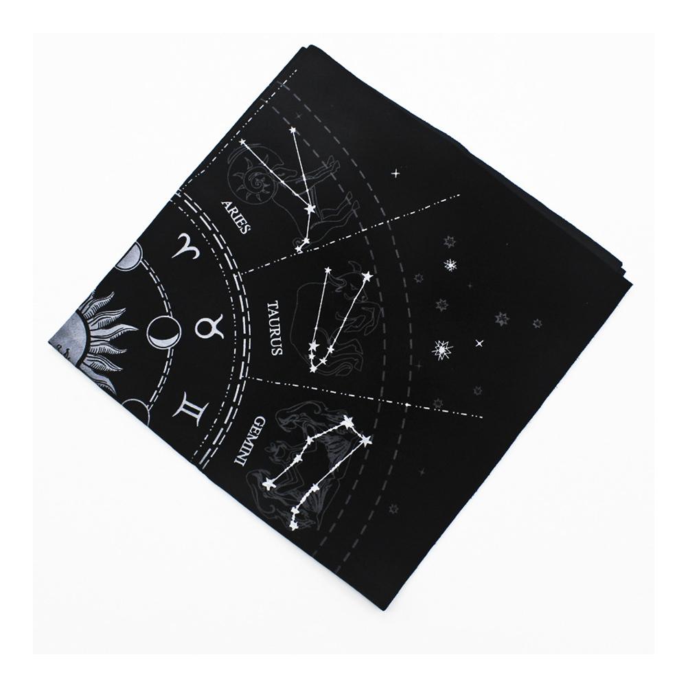 Tarot Special Tablecloth Soft Flocking Tablecloth Divination Card Tablecloth