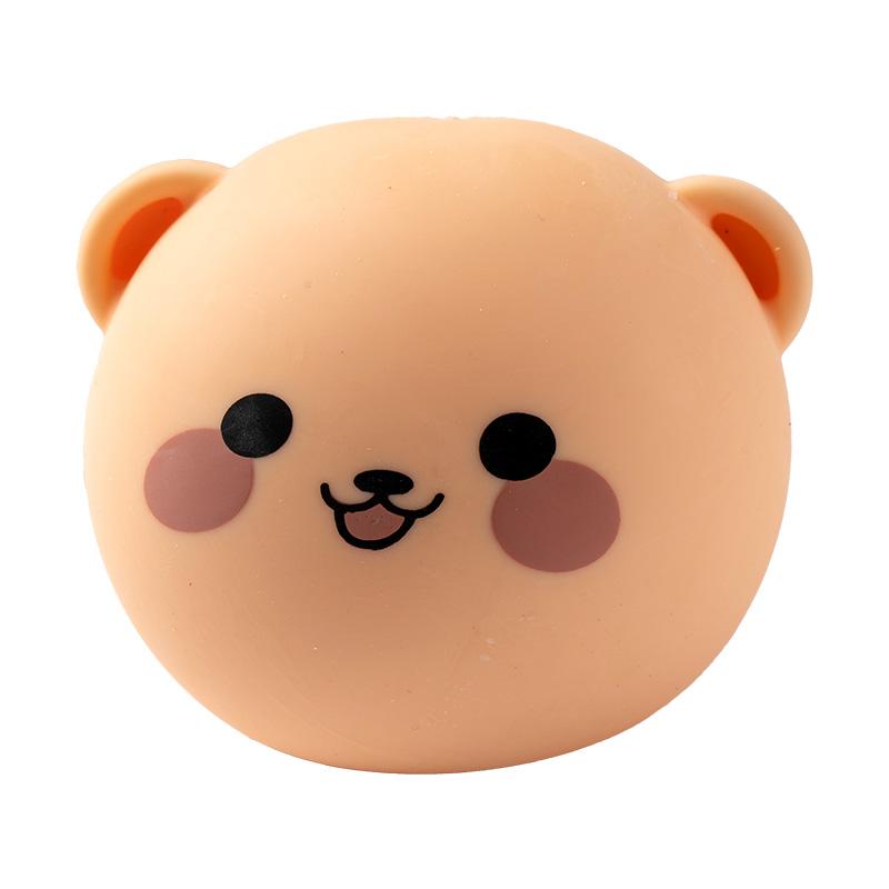 Cute Squishy Anti Stress Vent Ball Cartoon Animal Flour Balls Squeeze Toys Soft Stress-Relief Fidget Toys Kids Birthday Gift