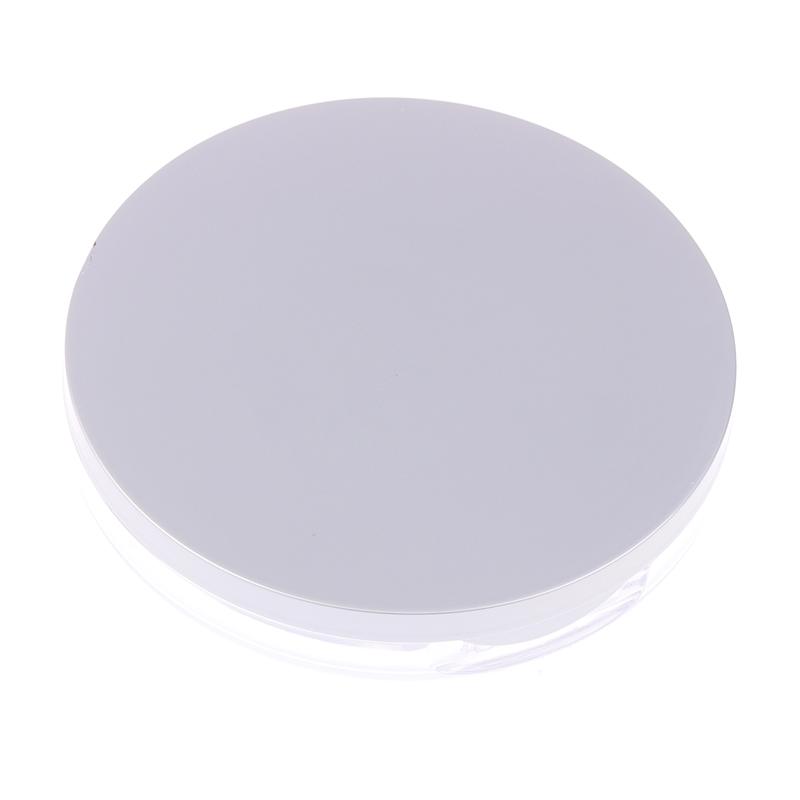 5G Gjenbrukbar Plast Tom Powder Case Bærbar Gjør det selv Tom Makeup Container Løs pulver Kompakt etui med speil og nettsikt