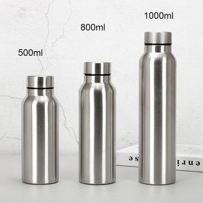 Kreativní design Velkokapacitní Nerezová Outdoorová Sportovní Konvice Přenosná Horolezecká Láhev Jednovrstvá Hrnček na Vodu