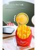 USB Charger Hamburger & Fries Desktop Fan - Cute & Fun Student Desk Ornament