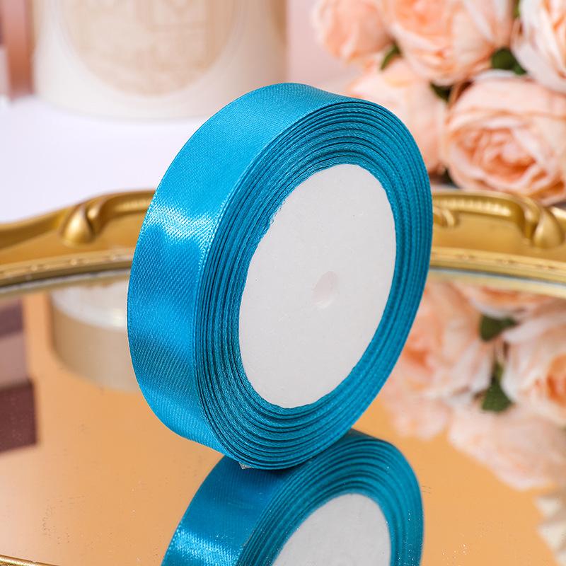 22meters/roll Wide 2cm Satin Ribbon Wedding Holiday Season Party Decor DIY Making Handmade Gift Wrapping Crafting Materials