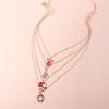 Christmas Necklace Set - Santa, Reindeer, Tree & Wreath for Kids