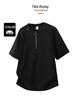 Men's 2026 Summer Ice Silk Quick-Dry Short-Sleeve T-shirt – Round Neck Polo Style
