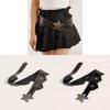 Punk Style Starry Sky Buckle Pu Leather Wide Belt For Outdoor Fashion