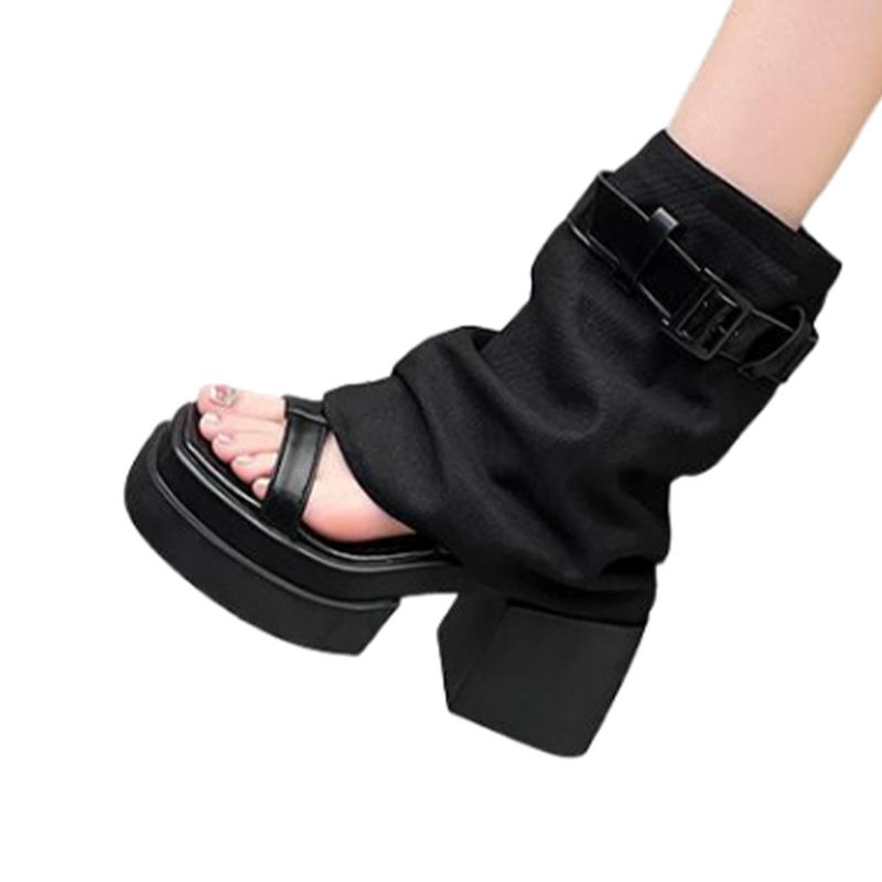 Fashion High Heels Boots for Women Chunky Designer Shoes Fashion Luxury Woman Ankle Boots 2025 New Pumps Goth Cool Botas Mujer Shoes