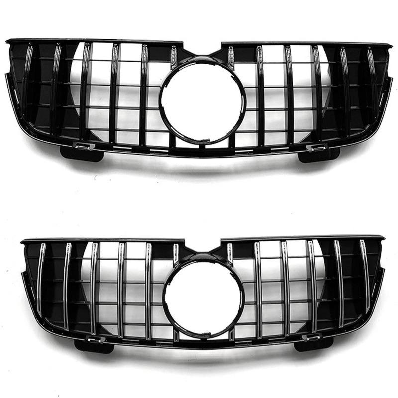 For Mercedes GL X164 2007-2009 GL320 GL350 GL450 GL550 Front Grille Sport Mesh Diamond Style Upgrade Replacement Car Styling