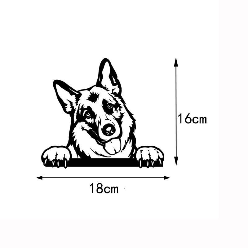 Automobiles Parts Car Stickers Dog Pet Stickers, Car Doors Body Bumpers, Decorative Car Windows Stickers Exterior Accessories