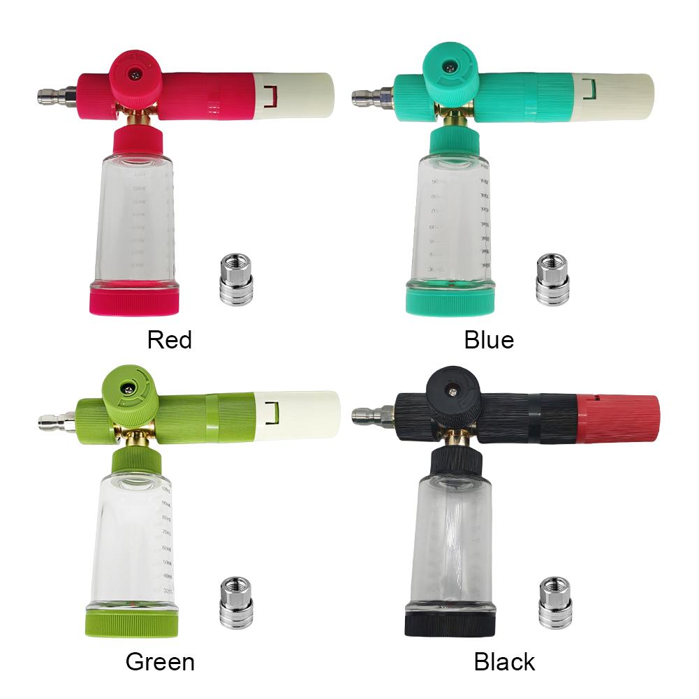 100ml Soap Foam Spray Bottle with 1/4 Inch Quick Connector Car Wash Foam Sprayer Foam Spray Pot for Cleaning Cars SUVs