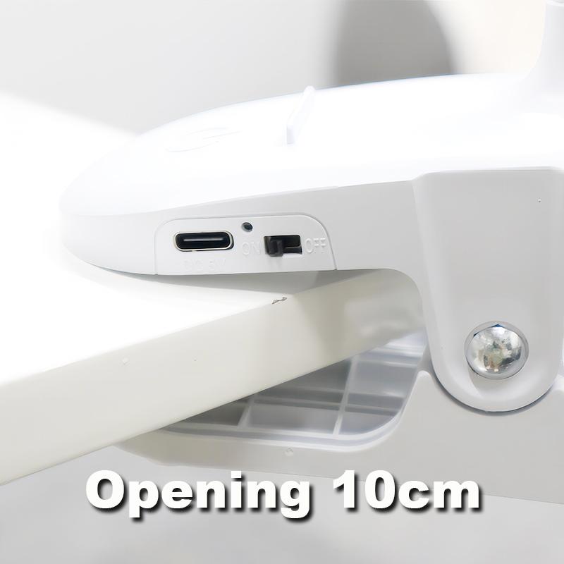 40 LED Clip Lamp Touch Control Double-headed Writing Lamp Night Light for Bedroom Dormitory Study Office Reading Table Lamp