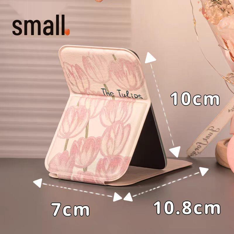 Складное откидное зеркало для макияжа с подставкой - Высококачественное, Портативное, Простое настольное зеркало