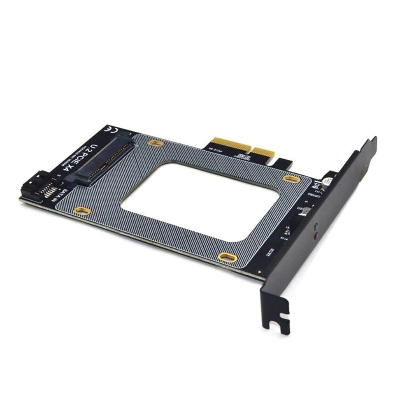 PCIE Risers 4X to SFF-8639 Adapter PCIE SSDs Card Support SSDs 2.5inch SSDs to PCIE 4X Risers Card Converter Replacement