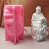 Mother and Child Sculpture Silicone Mold Religious Figurine Mould Plaster Casting Mold for Gift Shops and Hobbyists