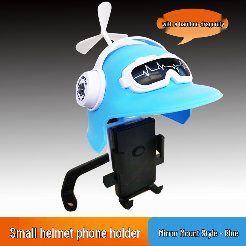 Compact Waterproof Phone Holder with Sunshade for Motorcycle, Scooter & Bicycle Riders.