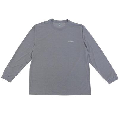 Montbell Wickron Long Sleeve T-shirt Men's Uv Protection Dark Gray Xl