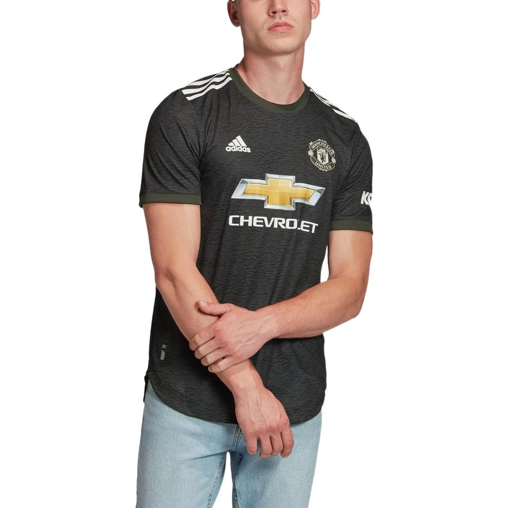 adidas Manchester United Fußballtrikots Herren Grün Moderat Gerader Schnitt EE2377