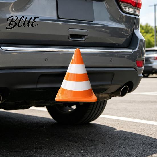Off Road Vehicle Accessories Traffic Cone Trailer Hitch Cover Funny Cone-Shaped Towing Ball Cap Universal Cap UV-Resistant Protective Cover
