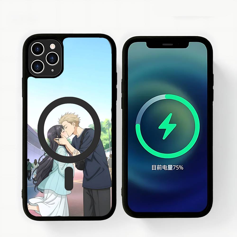 Anime Cute Kaoruko And Rintarou For Magsafe Magnetic Phone Case for iPhone 17 16 15 14 13 12 11 Plus Pro Max PC+TPU Cover