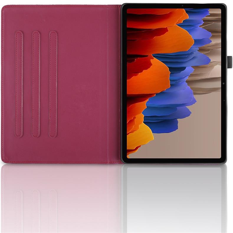 Suitable for Samsung Tab S7 tablet, A7 Lite, Life Tree embossed rotating stand leather case, X205