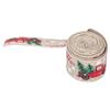 6 Yards Christmas Ribbon Cute Patterns Attractive Design 2 Colors Beautiful Practical DIY Wrapping