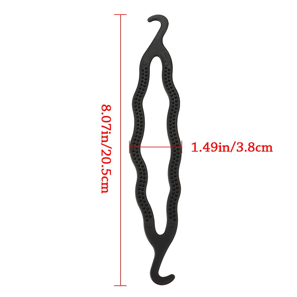 Bastoncino nero per chignon magico, clip per styling a torsione per capelli