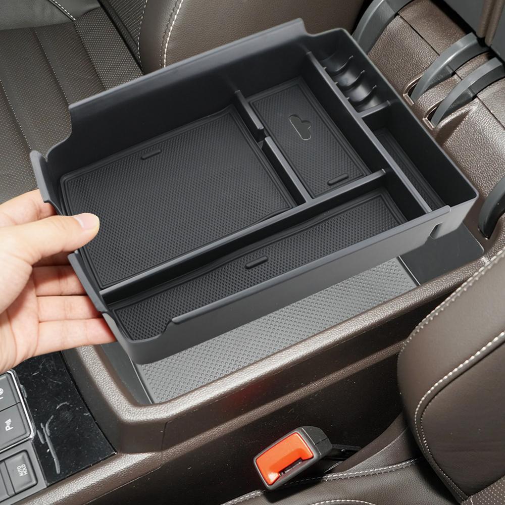 Car Armrest Storage Box for VW Volkswagen Atlas Teramont 2017 - 2026 Central Console Tray Holder Container Organizer Accessories