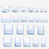 Furniture Leg Caps Chair Leg Caps Transparent Table Chair Foot Cover Silicone Wear-resistant Cap Noise Reduction Protect Floor