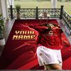 Custom Text Printed Rug Cristiano Ronaldo Non Slip Floor Carpet For Home Room Decor