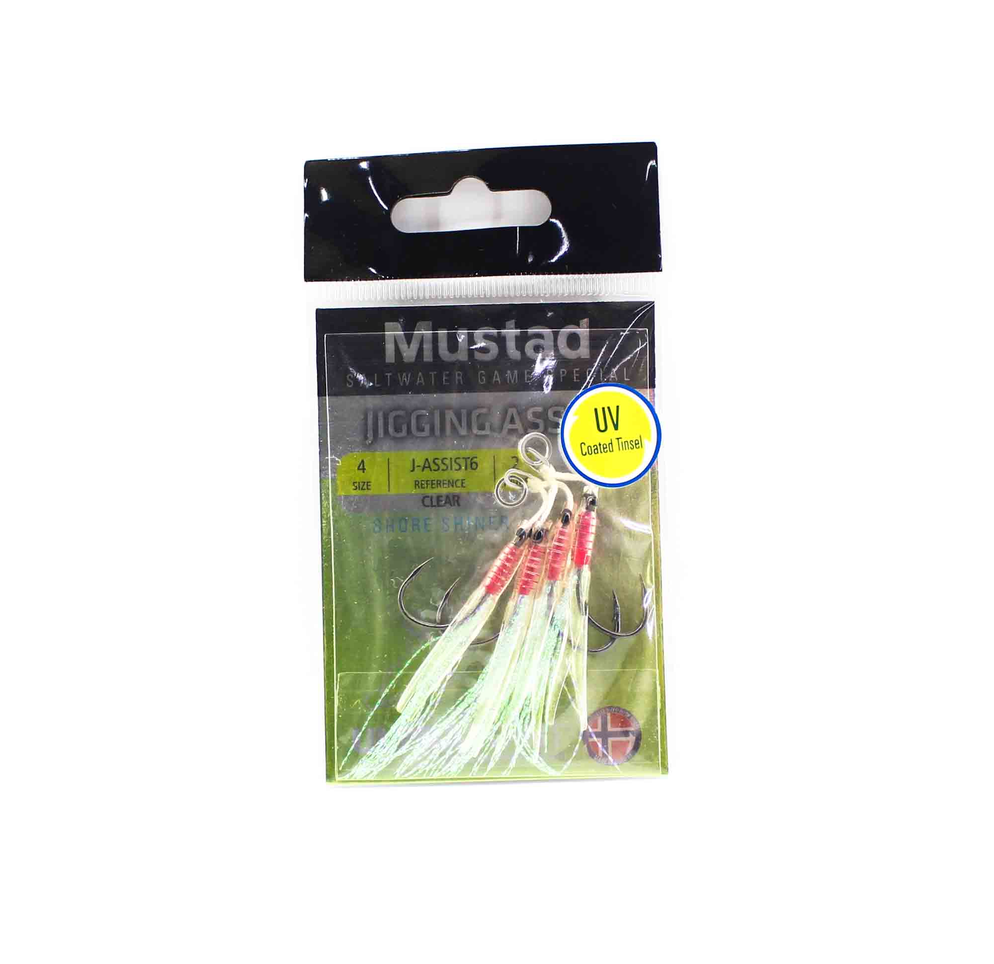 

Распродажа Mustad Light Micro Double Jigging Assist Rig Hook Size 4 CL UV (7370)
