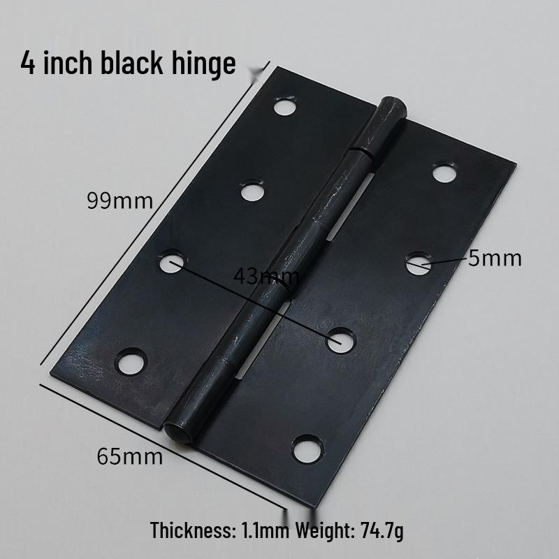 Flat Crown Hinges in Gold, Silver, Antique Bronze - Available in 1.5, 2, 3, & 4-inch Sizes