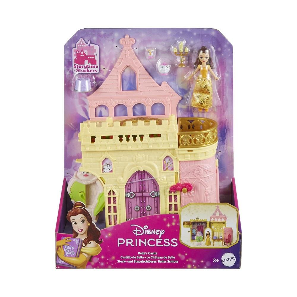 Mattel Beauty and the Beast Belle Castle Playset Kasaneru Oshiromon Series Mini Doll