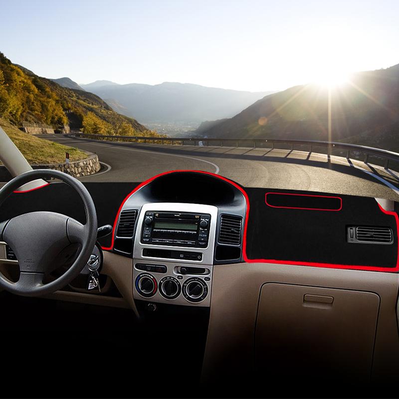 Pentru Toyota Vios 2002 2003 2004 2005 2006 2007 Husa pentru bordul mașinii Evitați lumina umbririi pentru soare Carcasă anti-UV Covoare anti-alunecare