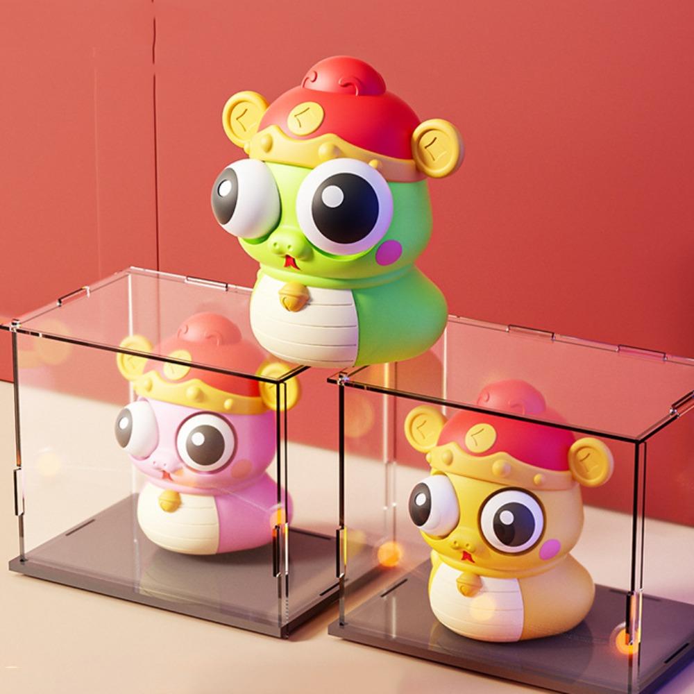 Simulation Snake Big Eyeball Pinch Keychain Squeeze Ball Toys Keyring  Kids Holiday Gift