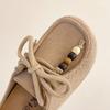 Autumn Retro Bag Head Solid Color Half Slippers Women's New One-pedal Lazy Shoes Women's Platform Slippers