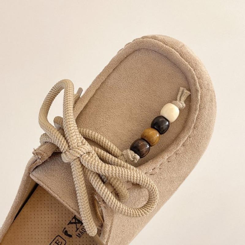 Autumn Retro Bag Head Solid Color Half Slippers Women's New One-pedal Lazy Shoes Women's Platform Slippers