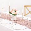 1/5PCS Gauze Cheese Table Runner Boho Rustic Farmhouse 40x270cm for Wedding Party Baby Shower Birthday Home Decor Holiday Decora