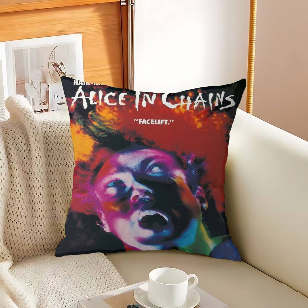 

A-Alice I-In C-Chains pillow cover sofa cushion cover home room decoration children gift 12x12Inch