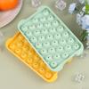 33 Hole Round Ice Cube Tray Plastic Style Ice Mold Refrigerator Spherical Diy Moulds Ice Ball Maker Kitchen Tools
