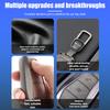 Metal Leather Car Key Case Protection Cover for BYD Song Plus Atto 3 Seal U QIN DMI Han EV Dolphin Yuan Pro Tang Car Accessories