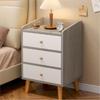 Wuli House Bedside Cabinet Bedroom Bedside Cabinet Modern Simple And Multifunctional Solid Wood Storage Cabinet Simple Cabinet