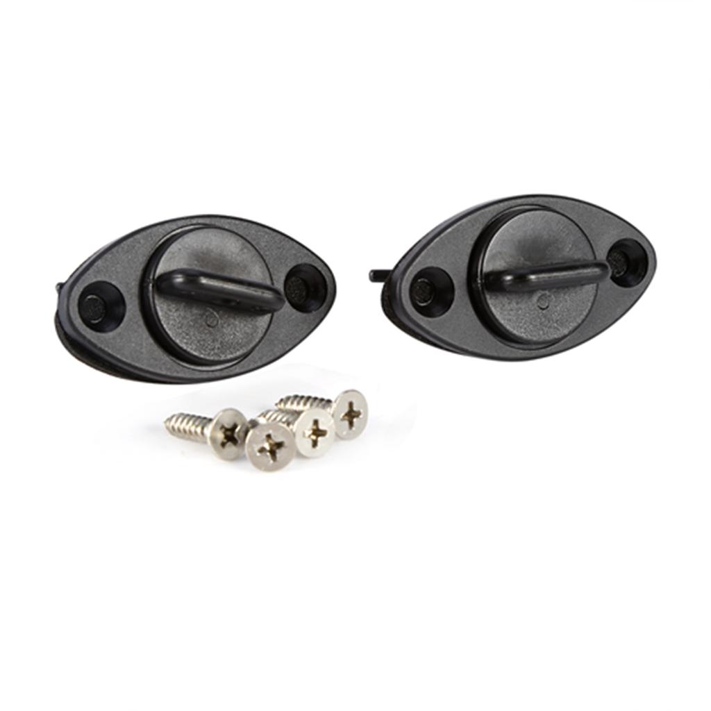 Universal Drain Plug Kit 2 Plugs Bung w  Screws for Canoe Boat Dinghy Kayak Boat