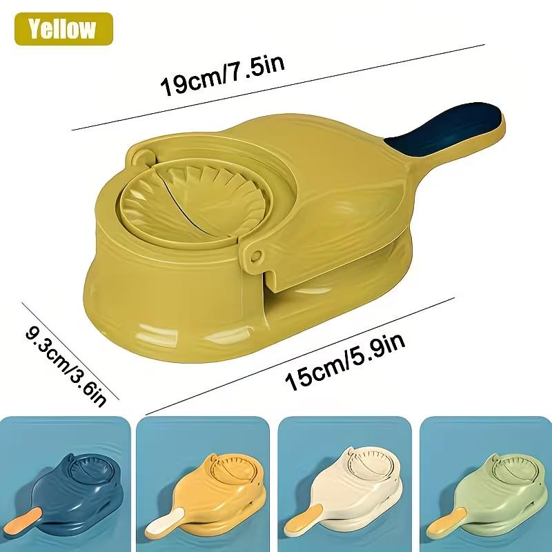 Manual Dumpling Maker Plastic Press Mold Kitchen Tool for Homemade Dumplings Gyoza Empanadas Pastry Wrapper Maker Holiday Cooking Gadget