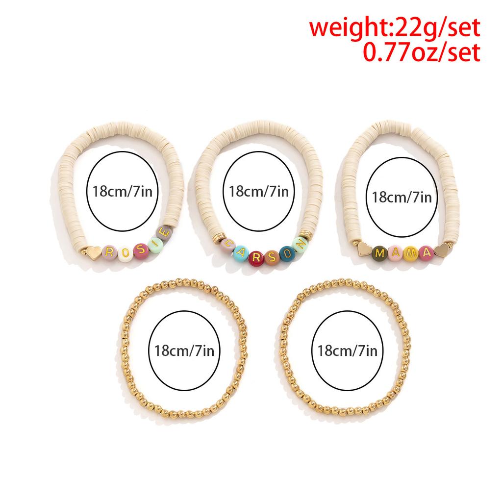 BohemiaColorful Acrylic Hand Beaded Bracelet Women Elegant Temperament Wedding Banquet Jewelry Accessories