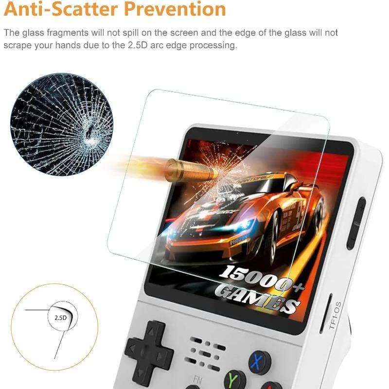 Hard EVA Shell Carrying Case Custom Fit R35S R36S Handheld Game Console Shockproof Protective Cover Organizer Pouch