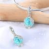 925 Silver Snowflake Snowman Penguin Charm Pendant Winter Jewelry Gift For Women DIY Birthday Present