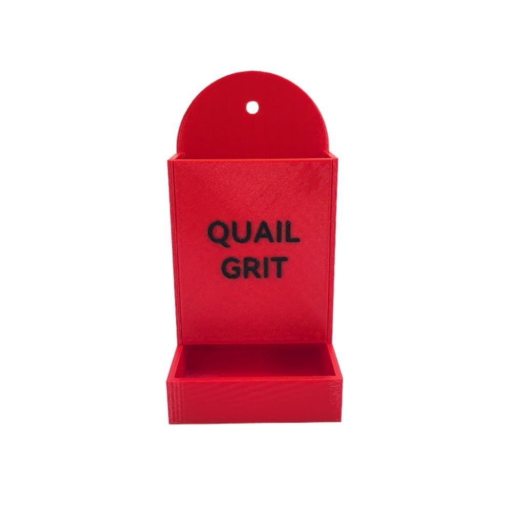 Creative Coop Feeding Station Wide Mouth Grit Dispenser Cute Gravity Poultry Feeder  Livestock Care