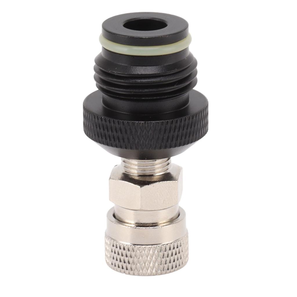 CO2 Tank Female Adapter Leakage Proof Stainless Steel Aluminum Alloy 8mm G1/2 14 Hose Quick Connect