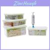 Spacious Square Vacuum Food Storage Container Perfect For Fridge Or Pantry
