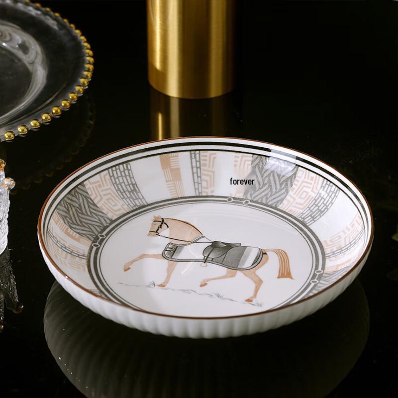 ZISIZ Light Luxury 22-Piece Dinnerware Set